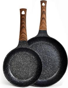 Набор сковород DIIG с антипригарным покрытием, черный