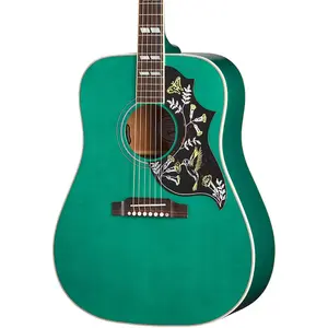 Акустико-электрогитара Gibson Hummingbird Standard цвета морской зелени