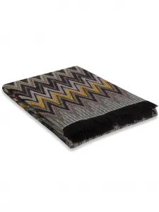 Одеяло Chen с узором зигзаг Missoni Home, серый