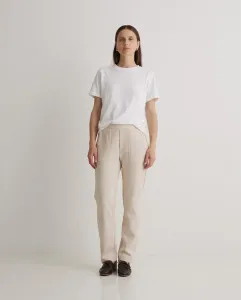 Прямые брюки с боковыми карманами Yerse, светло-бежевый