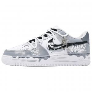 Nike Кроссовки для скейтбординга Air Force 1 Secret Dream Abrasion Resistant низкие унисекс черный белый