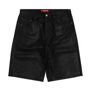 Шорты Supreme Baggy Leather Short, Black