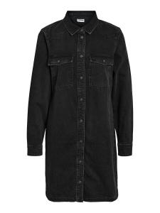Платье рубашка Noisy may Shirt Dress NMNEW SIGNE, черный деним