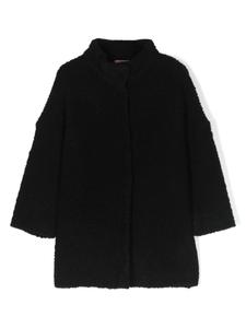 Liu Jo Kids шуба из шерпы, черный