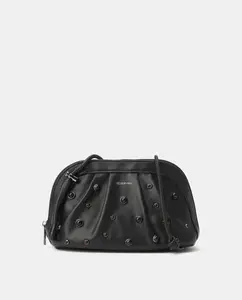 Сумка через плечо с миниатюрными заклепками Tintoretto, черный
