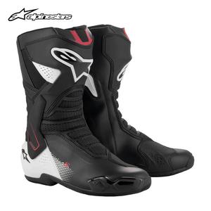 ALPINESTARS PROTECTS Мотоциклетные ботинки для трека Star SMX-6 V3, черные, белые, красные, размер 47