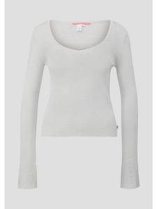 Вязаный свитер в цвете 0010_silver QS