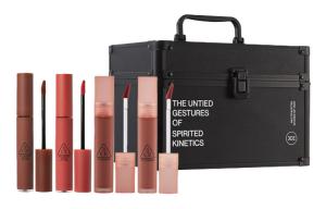 Жидкая помада и бальзам для губ наборы для макияжа коррекция тона кожи легко растушевывается 3CE