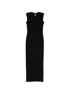 Макси-платье без рукавов Norma Kamali, черный