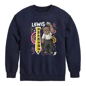 Флисовая толстовка с принтом «Льюис» для мальчиков 8-20 лет Licensed Character, синий