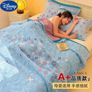 Disney Трехслойное хлопковое одеяло 200х230 см, утолщенное, ткань Rose Quote