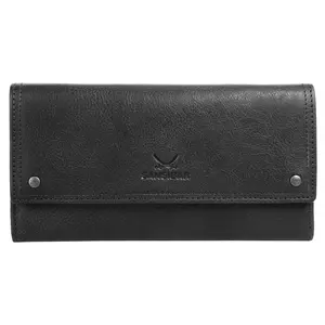 Кошелек Занзибар, натуральная кожа Sansibar, черный