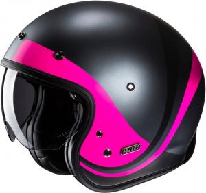 Шлем HJC v31 emgo retro jet, Black/Pink