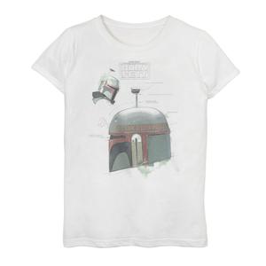 Футболка с коллажем и шлемом для девочек 7–16 лет «Звездные войны. Книга Бобы Фетта». Star Wars