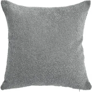 Чехол для подушки Touch Однотонный чехол для подушки из мягкой ткани букле Done., серебристый