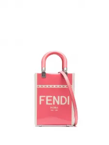 Сумка на плечо с логотипом FENDI, розовый