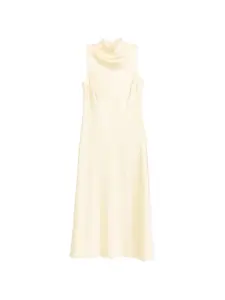 Атласное платье миди Patrizia Pepe, желтый