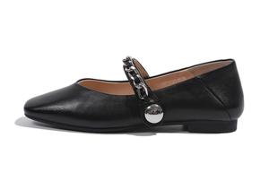 Туфли Mary Jane на массивном каблуке Mulinsen черные