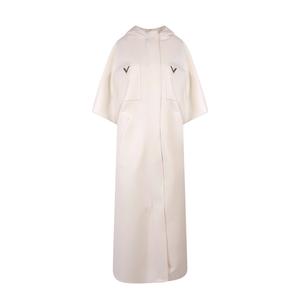 Valentino Женское платье с длинными рукавами ecru