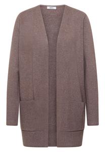 Вязаный кардиган CECIL, серо-коричневый