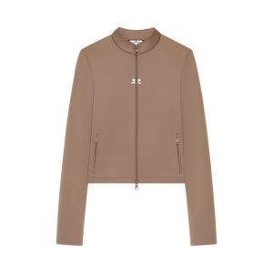 Куртка Courrèges Biker Tracksuit Interlock Jacket 'Mocha'