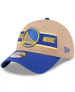 Мужская кепка Tan/Royal Golden State Warriors 2024 NBA Draft 9TWENTY Adjustable New Era
