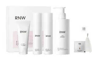 Набор для ухода за кожей crystal essence niacinamide water очищающее молочко увлажняет и питает комплект из четырех предметов RNW