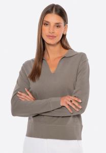 Поло WITTCHEN V-AUSSCHNITT, Dark Beige/Beige