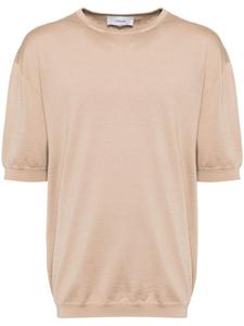 Джемпер с короткими рукавами Lardini, коричневый