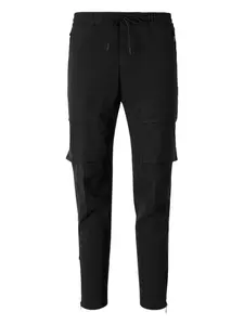 Брюки с эластичным поясом и карманами Pt Torino, черный