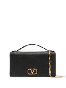 Valentino Garavani кошелек на цепочке с логотипом VLogo Signature, черный