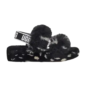 Кроссовки Wmns Oh Yeah Slide 'Black White Spots', черный