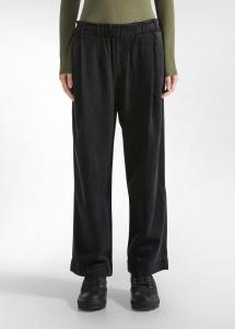 Джинсы свободного кроя со складками DEHA, черный деним