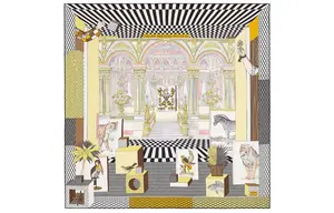 HERMES Шёлковый шарф Multicolor, Multicolor