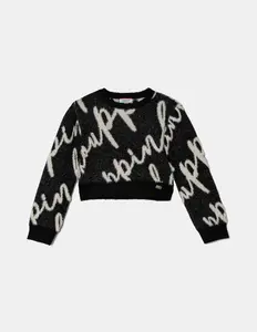 Детский свитер Pinko Up, черный