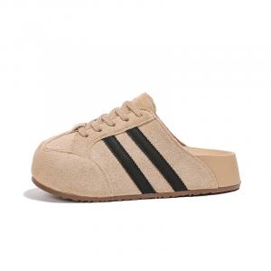 Женские сандалии с закрытым носком, тихие, износостойкие, нескользящие, быстросохнущие Dragon Dance, Apricot