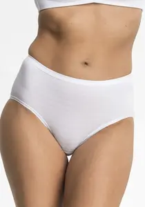 Трусики миди Speidel "Cotton&More" (2 шт.), без раздражающих боковых швов, белый