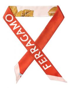 Шелковый шарф Ferragamo Salvatore Ferragamo, красный