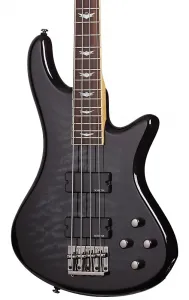 Электрический бас-гитар Schecter Stiletto Extreme-4. Прозрачно-черный (STBLK)
