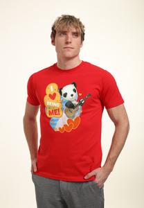 Футболка с принтом SOOTY SOO I LOVE BEING ME Henry Tiger, красный