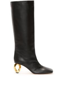 Сапоги Chain Heel 75 JW Anderson, черный