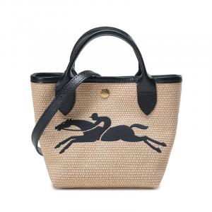 LONGCHAMP Сумка Le Pliage Paris цвета хаки и черного, Khaki & Black