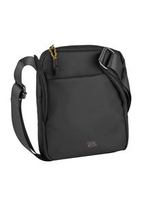 Сумка через плечо, водоотталкивающая, нашивка camel active, черный