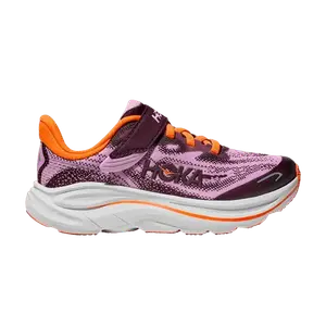 Кроссовки HOKA Clifton 10 Little Kids, Flower Nectar Cosmic Grey
