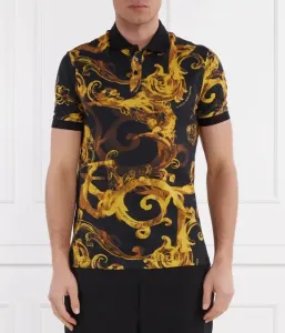 Полюс slim fit Versace Jeans Couture, черный