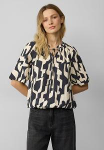 Блуза STRUKTURIERTE MIT HALBARM s.Oliver, черный