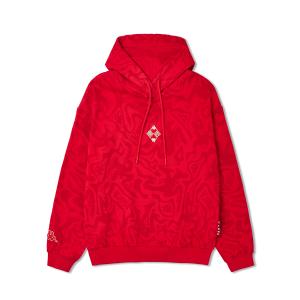 Футболка Kappa с новогодним принтом, красная