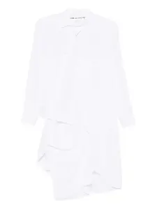 Драпированная рубашка Comme Des Garcons, белый