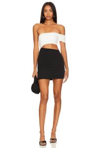 Платье мини Lovers and Friends Rowan, цвет White & Black