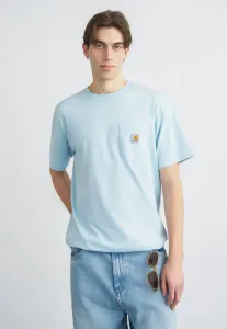 Простая футболка с карманом Carhartt Wip, Light Blue